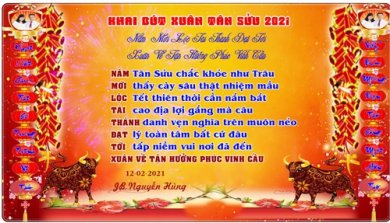 Khai Bút Tân Sửu 2021