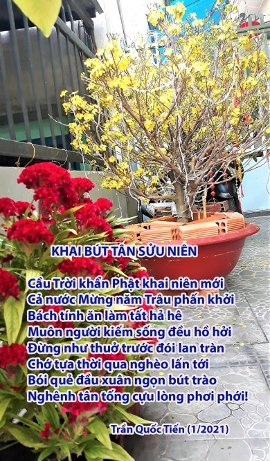 Khai Bút Tân Sửu Niên