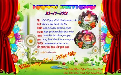 Happy Birthday 25-10 -2021