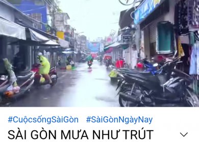 Mưa Xuân Sài Phố