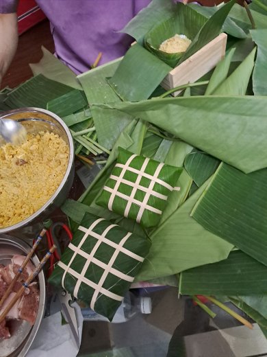Gói Bánh Chưng Tết