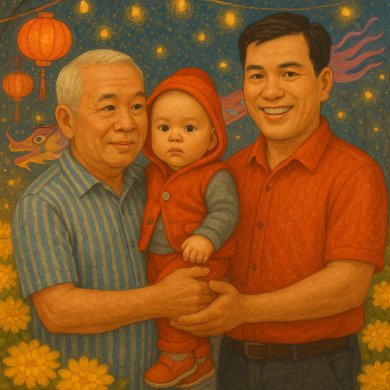 Ảnh thơ trên Xướng họa Mộc Gia Trang: Pipo Về Thăm Nội Pipo Về Thăm Nội